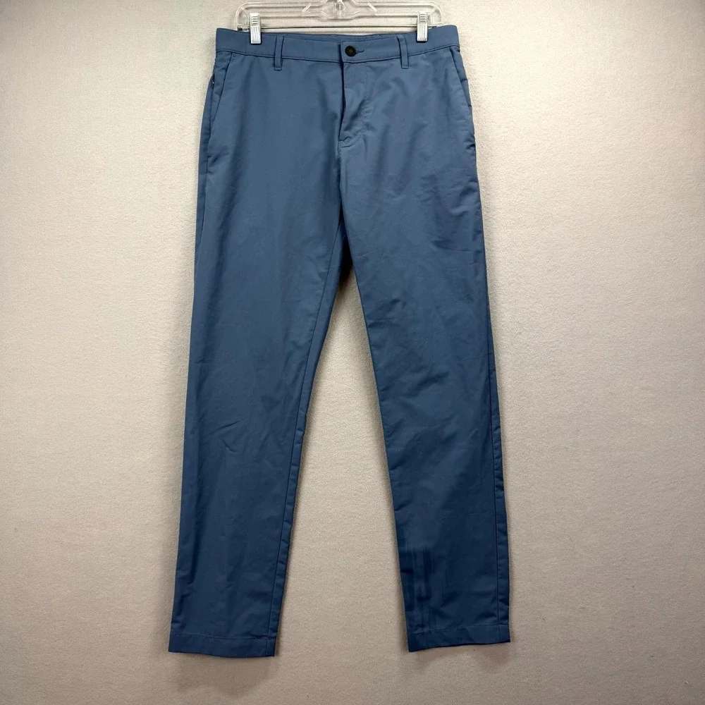 Banana Republic Pants Mens 32x32 Blue Stretch Golf Performance Active Straight